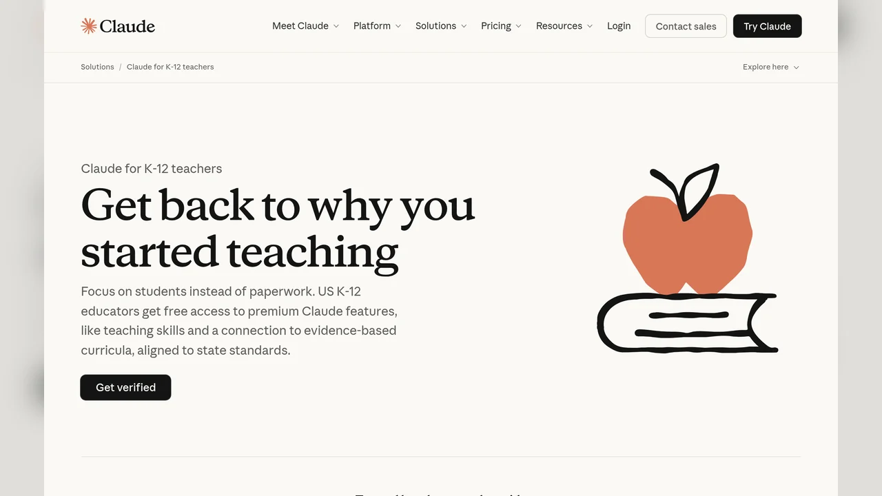 Claude Teachers