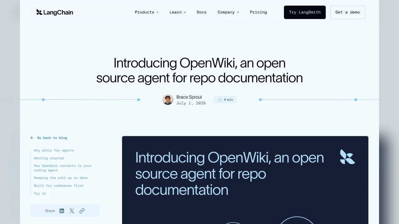 LangChain OpenWiki