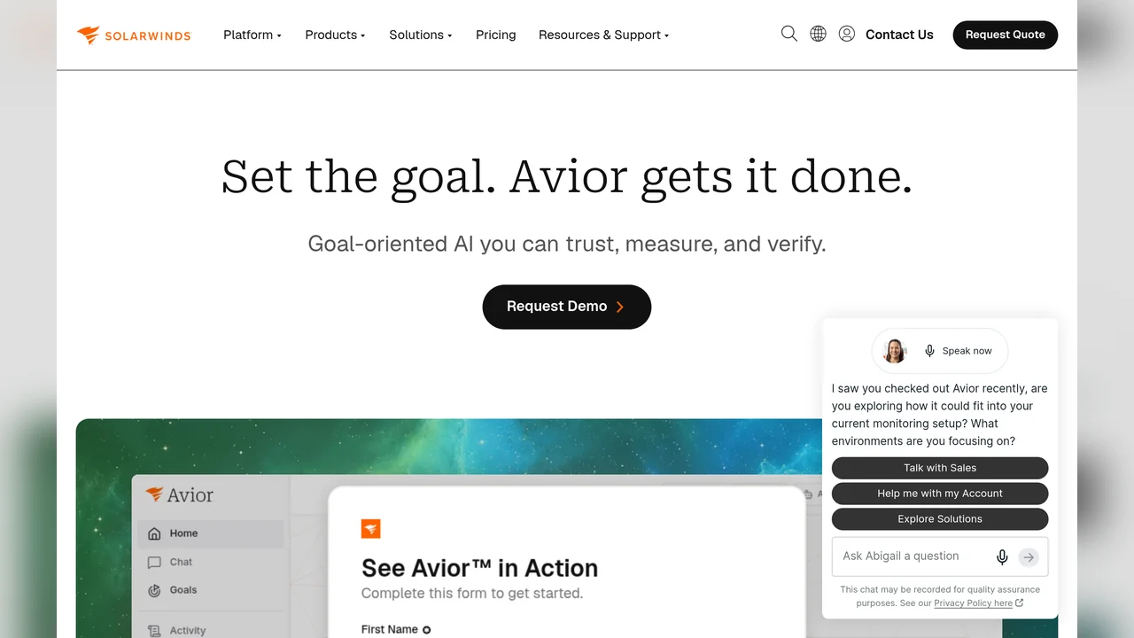 SolarWinds Avior