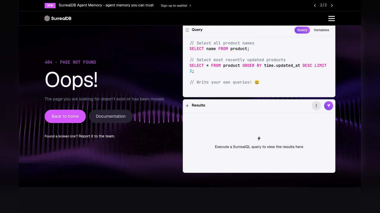 SurrealDB Mastra